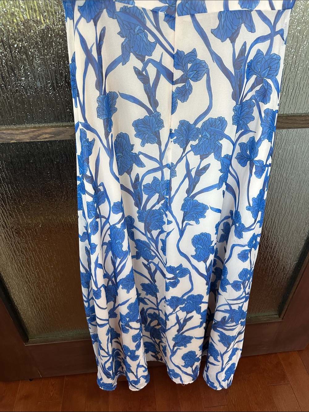 Hutch Nia Floral Dress size 6 Blue Floral V-Neck Maxi Dress - Women - Picture 14 of 15